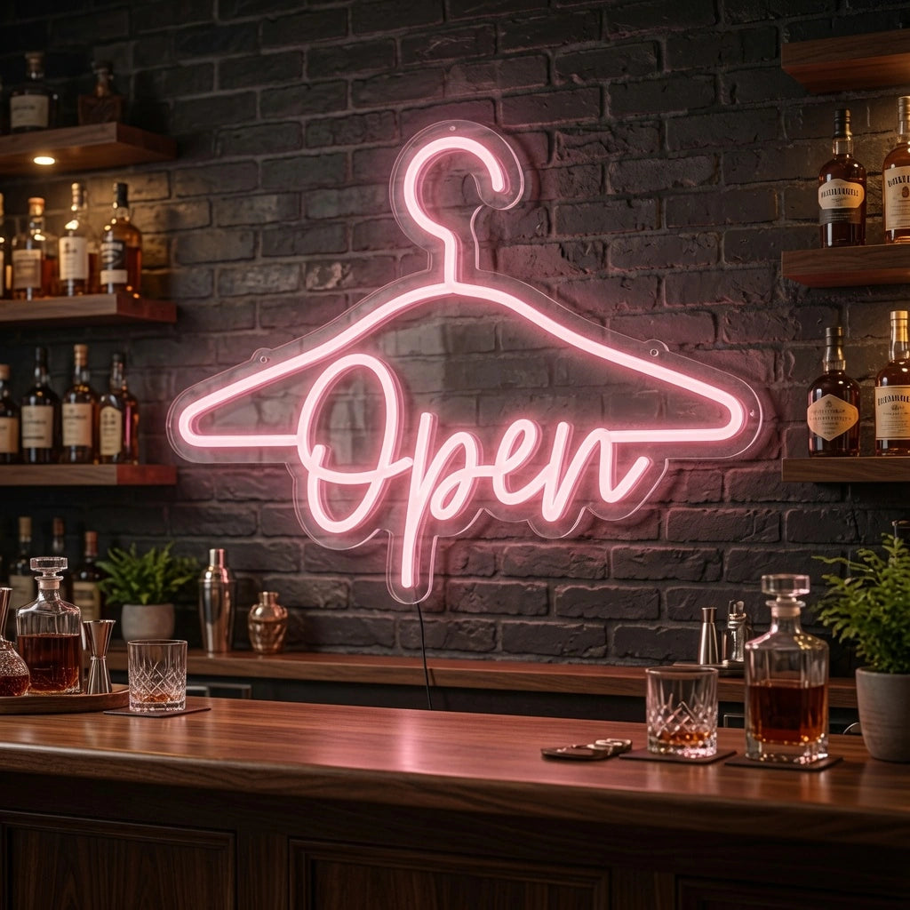 Open LED Neon Sign Home Wall Art - 02 High-Converting Product Image