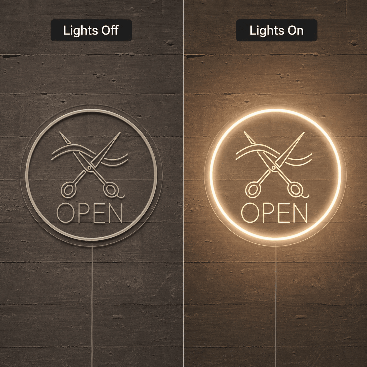 Open LED Neon Sign Home Wall Art Wall Neon Sign - Shineneon