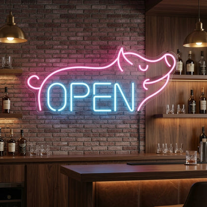 Open LED Neon Sign Living Room Decor - 02 High-Converting Product Image
