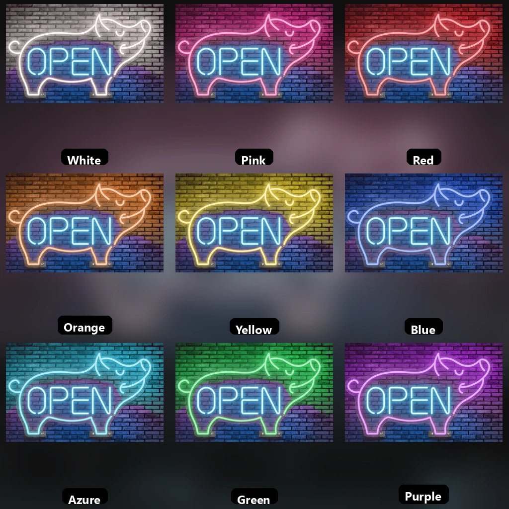 Open LED Neon Sign Living Room Decor - Shineneon