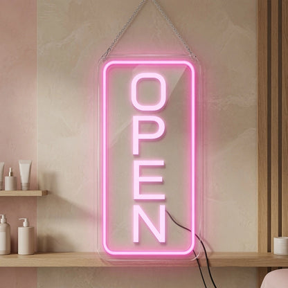 Open LED Neon Sign Wall Art - 01 Original Product Image