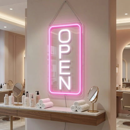 Open LED Neon Sign Wall Art - 02 High-Converting Product Image