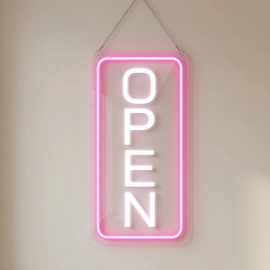 Open LED Neon Sign Wall Art - 04 Size Image