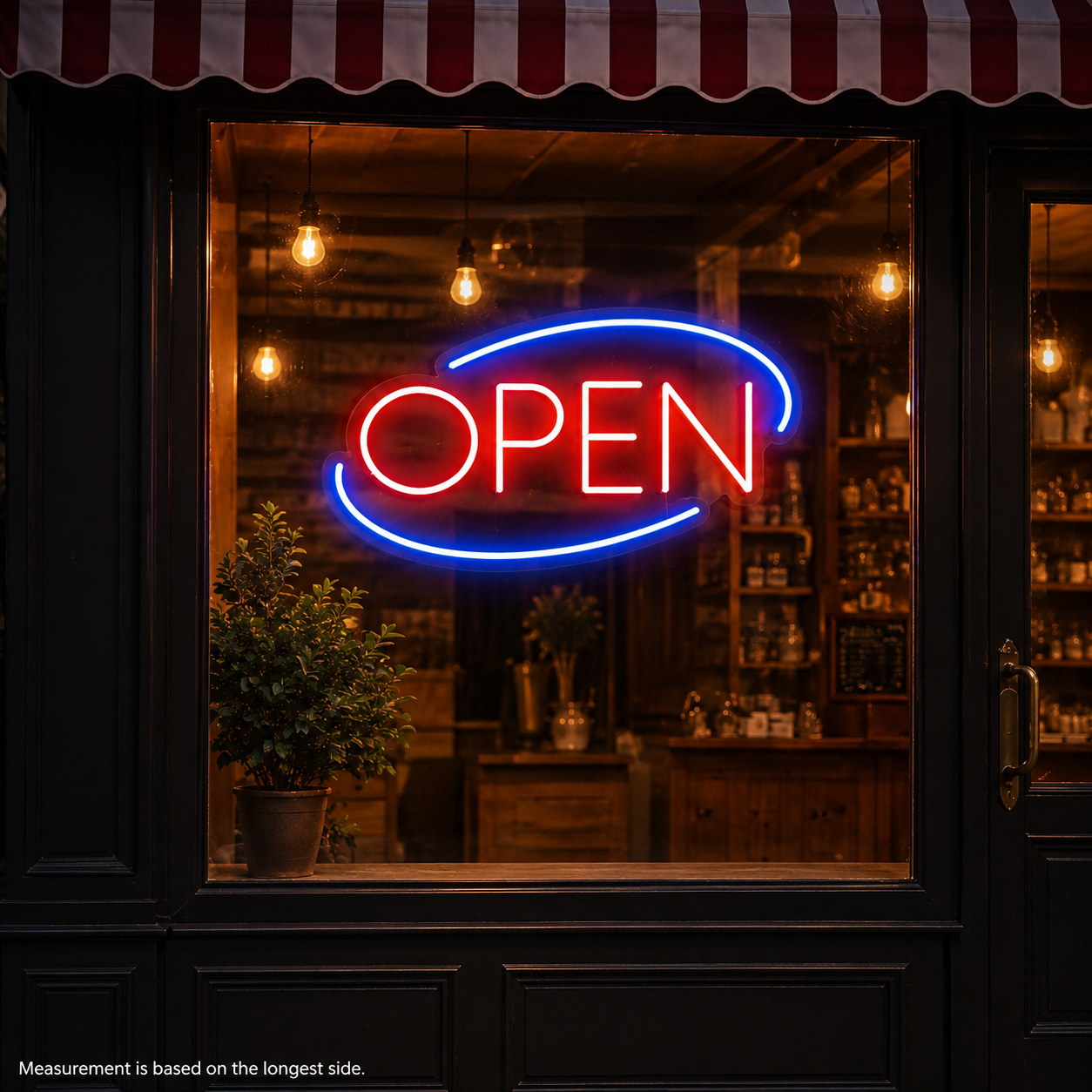 Open LED Neon Sign Wall Art Wall Neon Sign - 04 Size Image