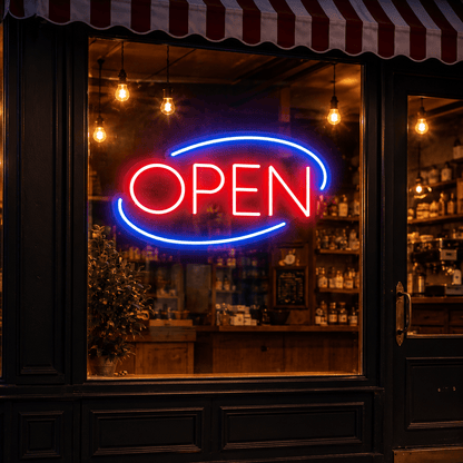 Open LED Neon Sign Wall Art Wall Neon Sign - Shineneon