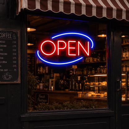 Open LED Neon Sign Wall Art Wall Neon Sign - Shineneon