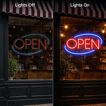 Open LED Neon Sign Wall Art Wall Neon Sign - Shineneon