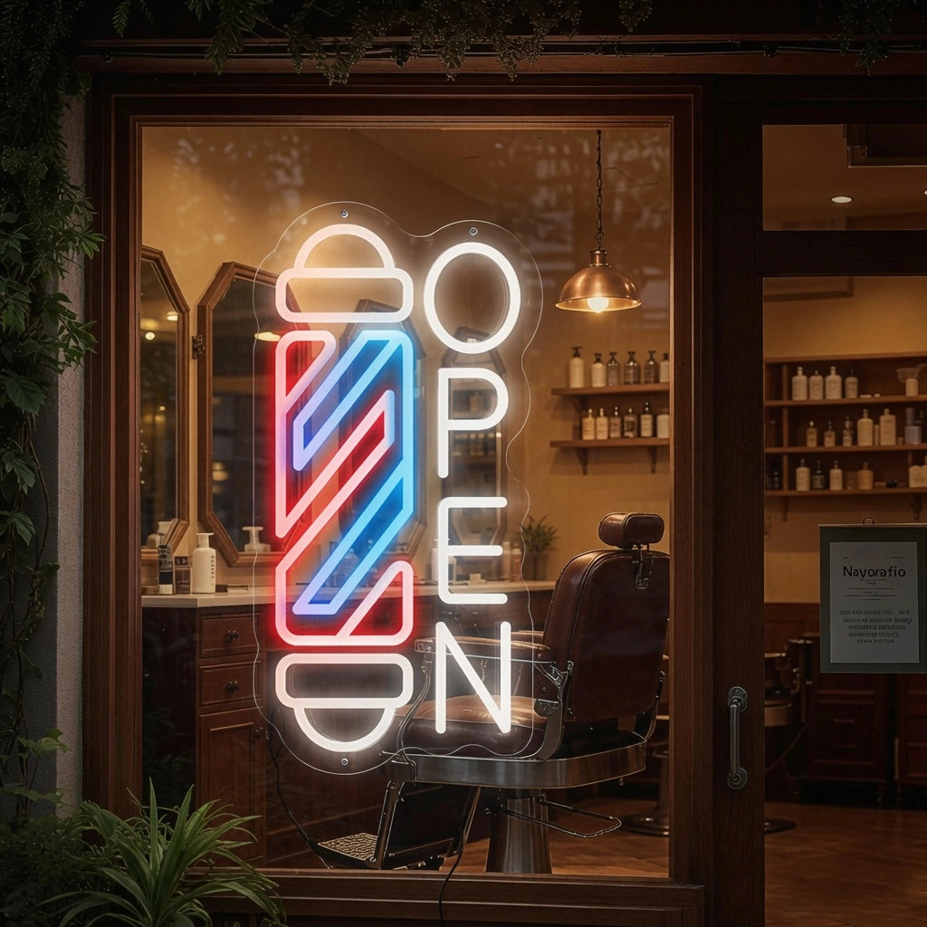 Open LED Neon Sign Wall Decor - 01 Original Product Image