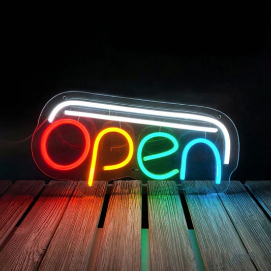 Open Led Sign Business Neon Sign Wall Decor