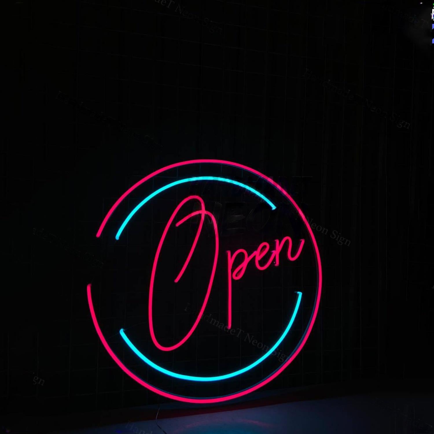 Open Led Sign Wall Decor | Shineneon
