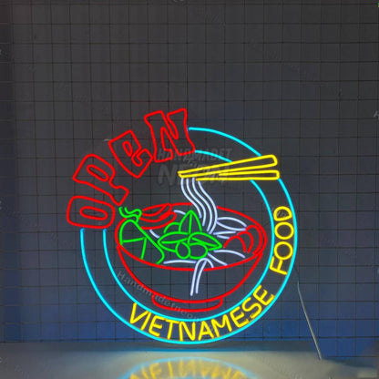 Open Pho Led Neon Sign Pho Open Led Light | Shineneon