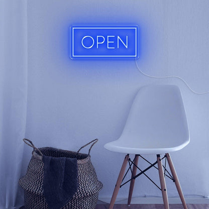 Open Pink And White Modern Led Neon Sign For Indoor Store Cafe Decor | Shineneon