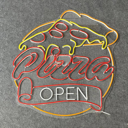 Open Pizza Led Neon Sign Pizza Restaurant Wall Decor | Shineneon