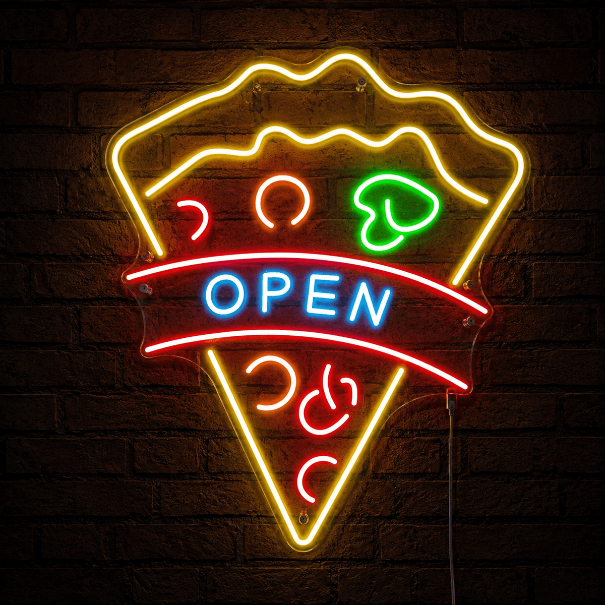 Open Pizza Shop LED Neon Sign Pizza Neon Sign - Shineneon