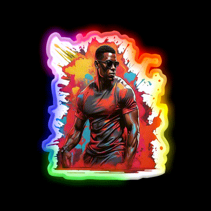 Open Powerlifting Gym Fitness Led Neon Sign Rgb Color