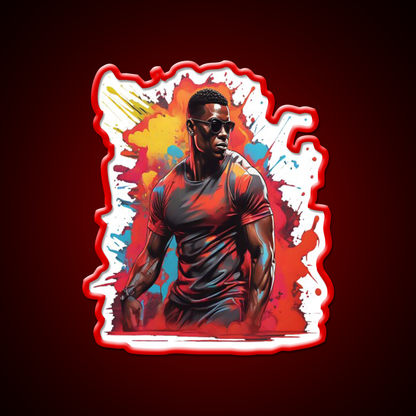 Open Powerlifting Gym Fitness Led Neon Sign Rgb Color