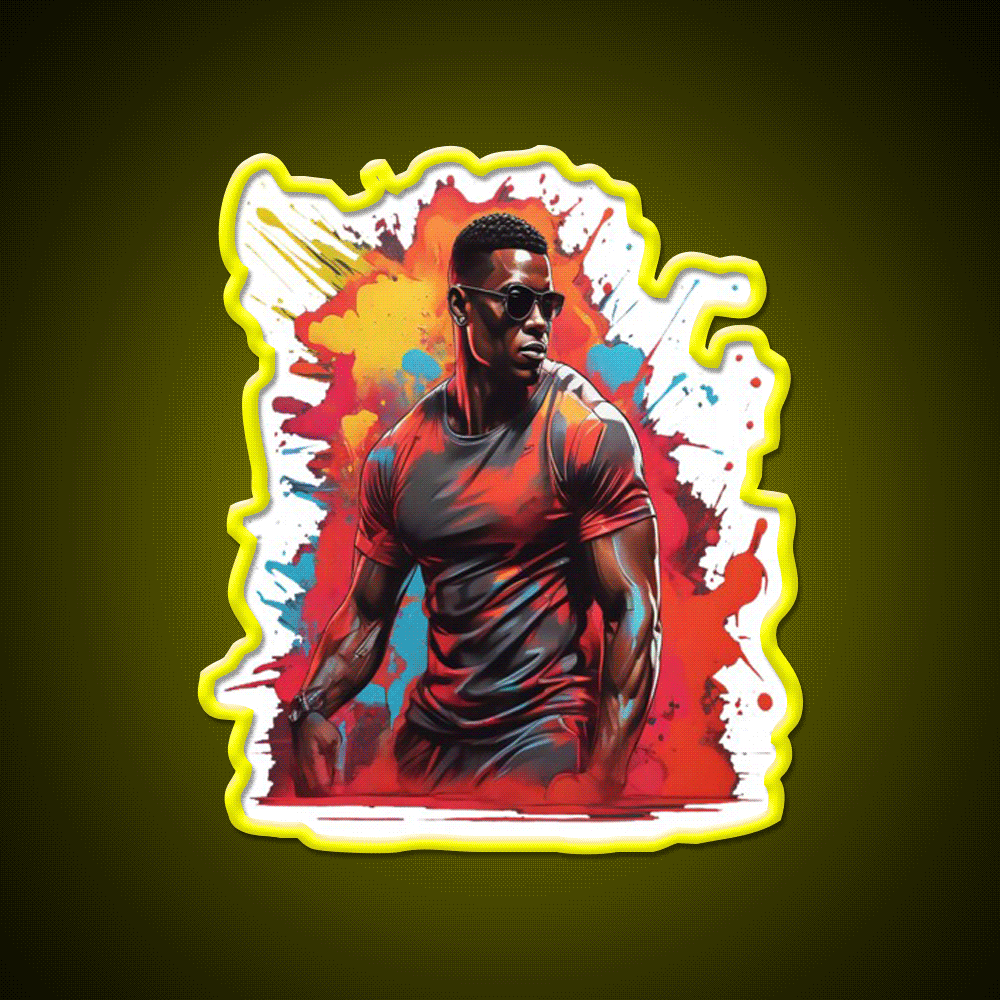 Open Powerlifting Gym Fitness Led Neon Sign Rgb Color