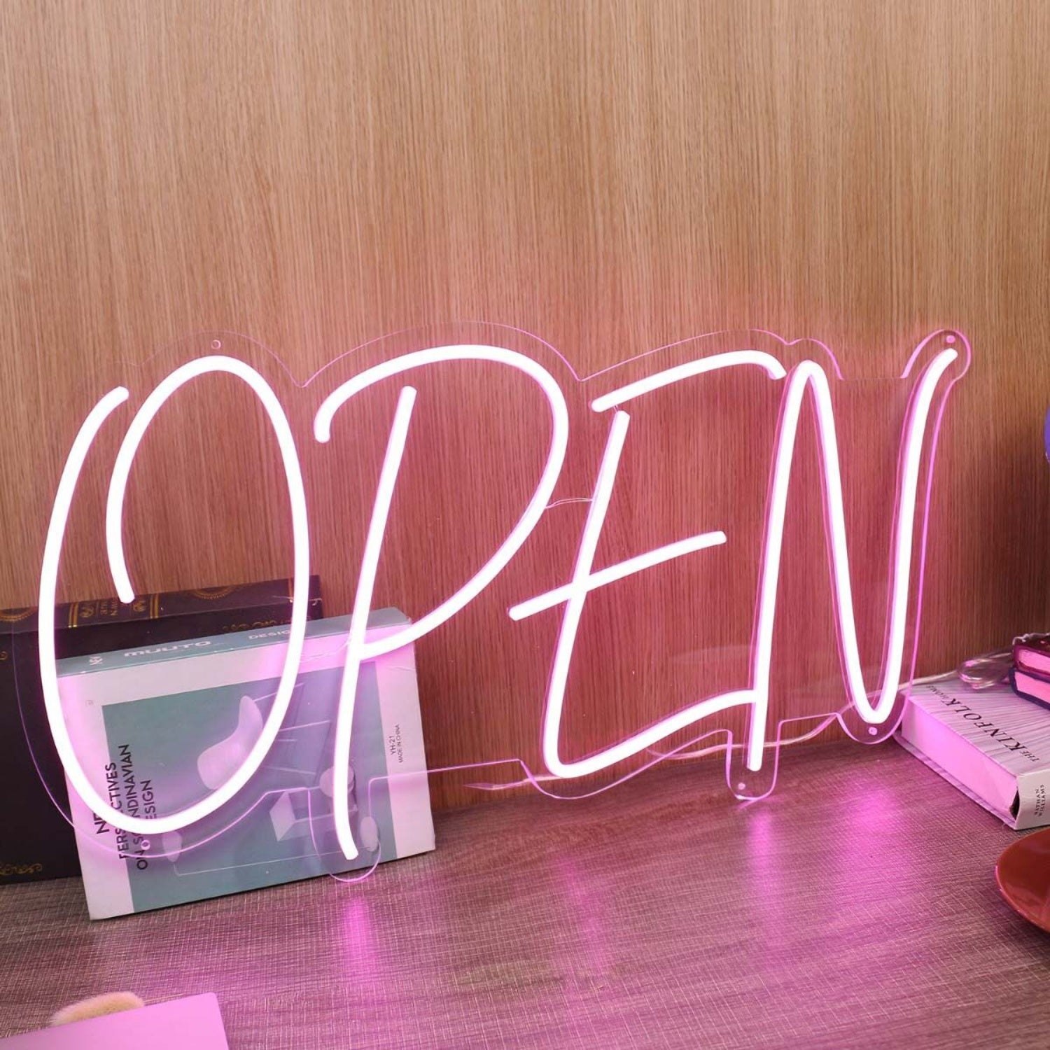 Open Purple Led Neon Sign | Shineneon