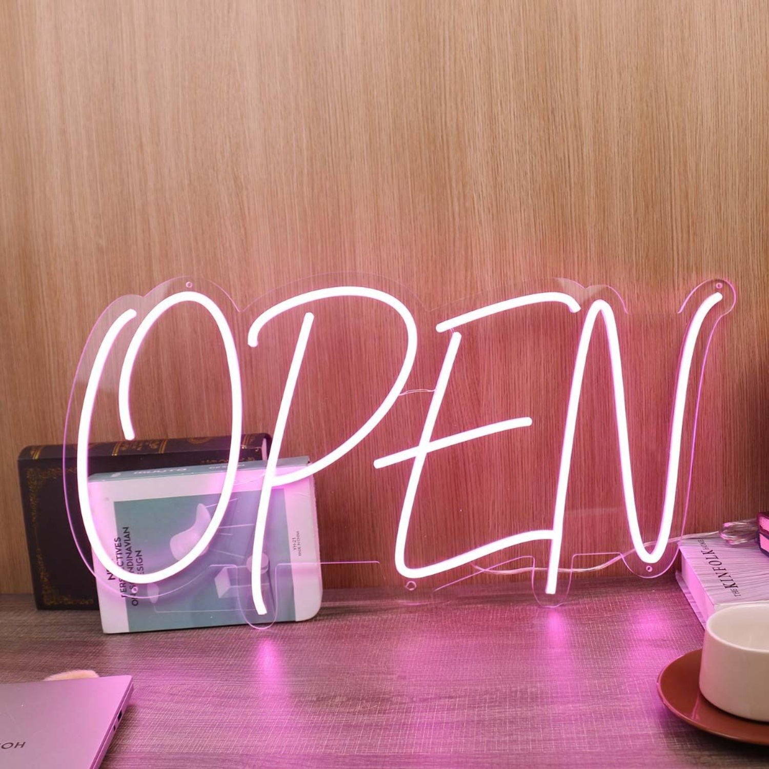 Open Purple Led Neon Sign | Shineneon