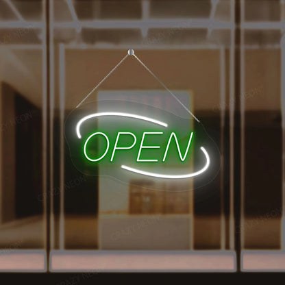 Open Sign Oval Shape | Shineneon