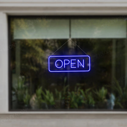 Open Sign Rectangle Shape | Shineneon