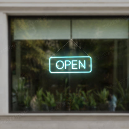 Open Sign Rectangle Shape | Shineneon