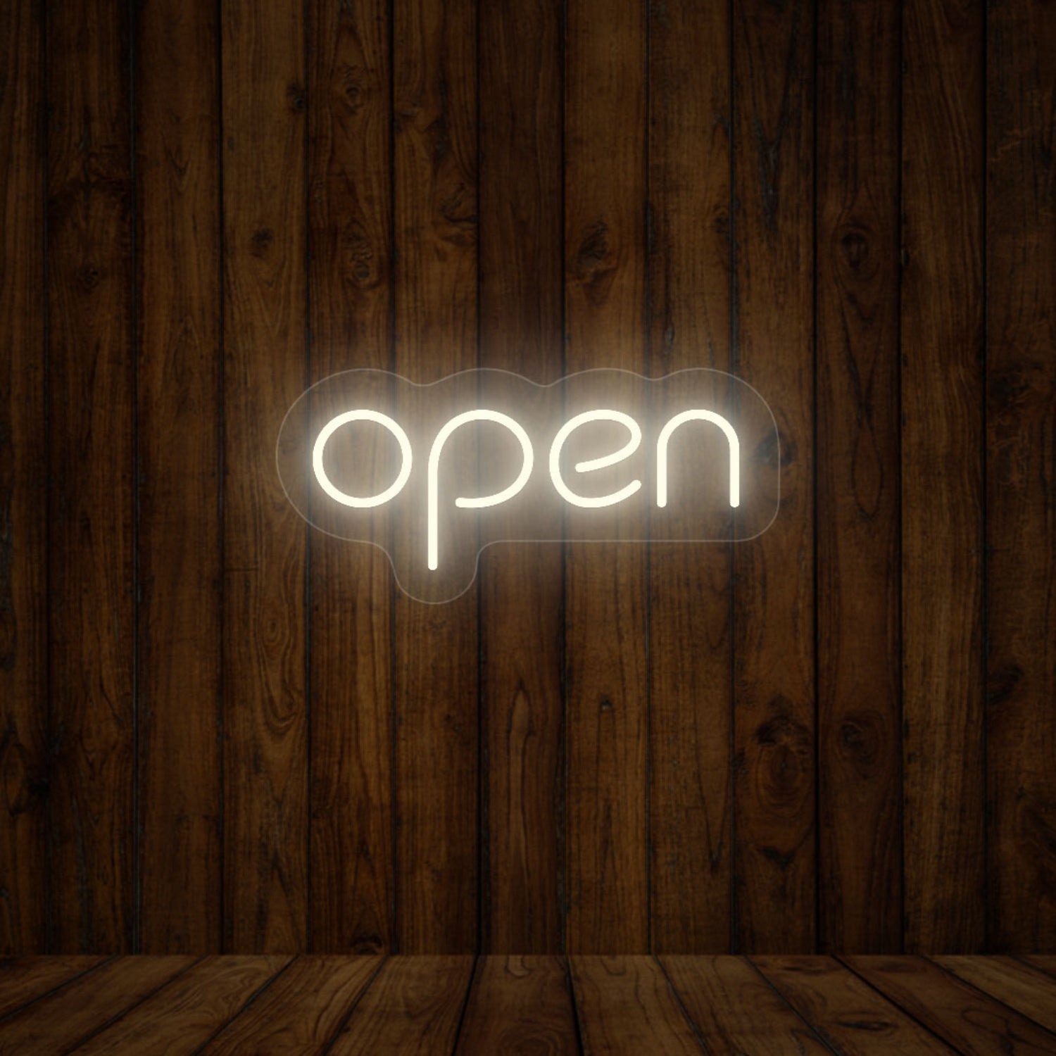 Open Single Color Sign | Shineneon