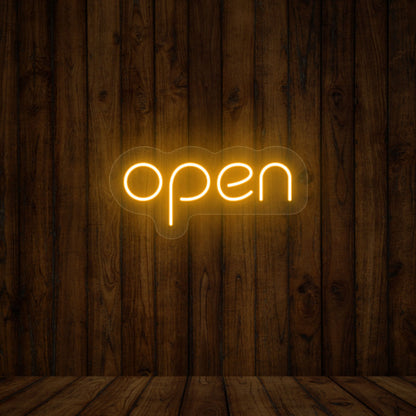 Open Single Color Sign | Shineneon