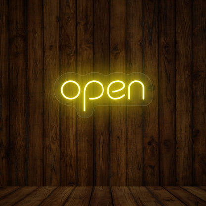 Open Single Color Sign | Shineneon