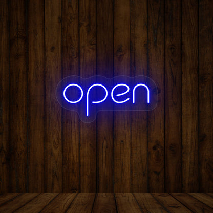 Open Single Color Sign | Shineneon