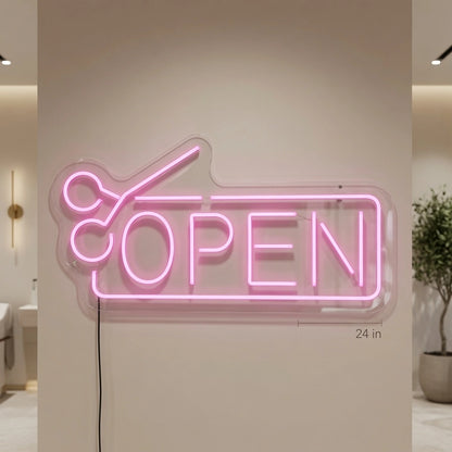 Open Store Wall Art LED Neon Sign - 04 Size Image