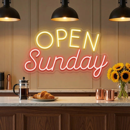 Open Sunday LED Neon Sign - Shineneon