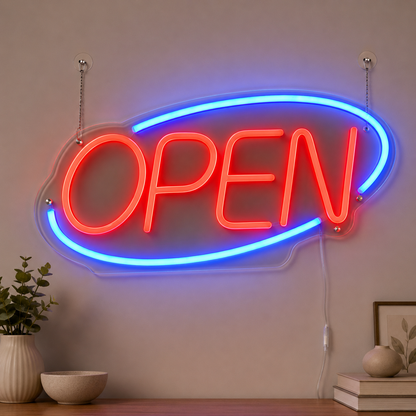 Open Wall Decor LED Neon Sign main product image