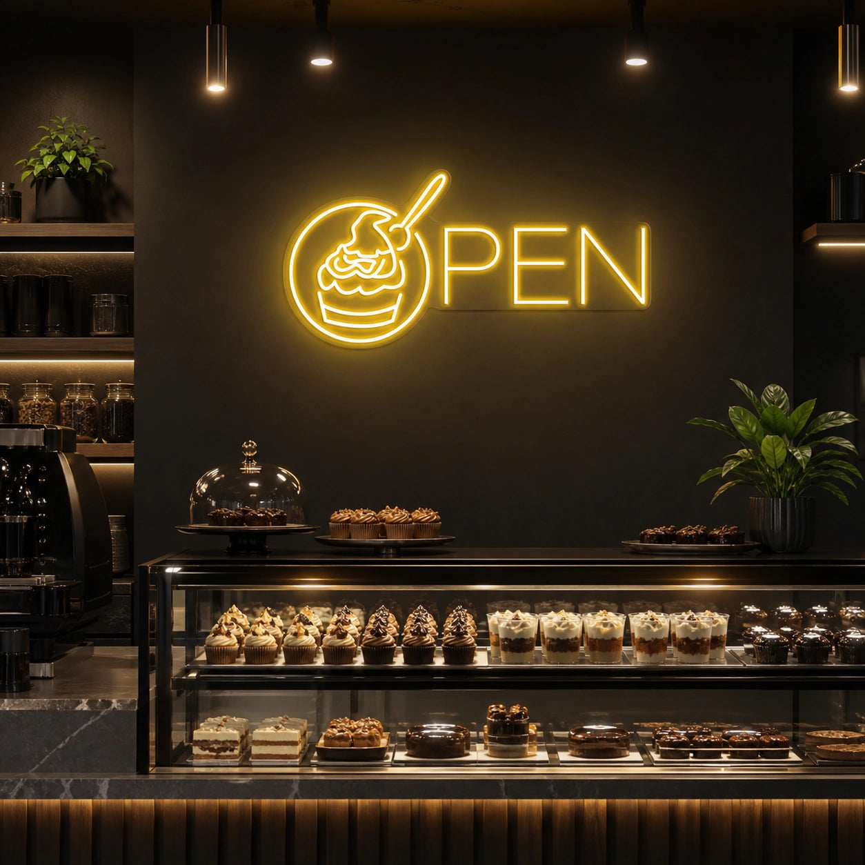 Open Wall Decor LED Neon Sign Garage Man Cave Neon Sign real lifestyle scene
