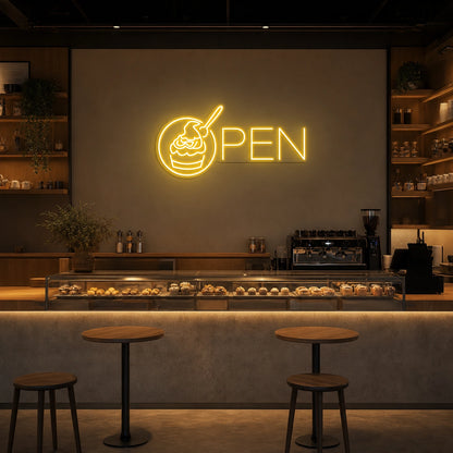 Open Wall Decor LED Neon Sign Garage Man Cave Neon Sign size image