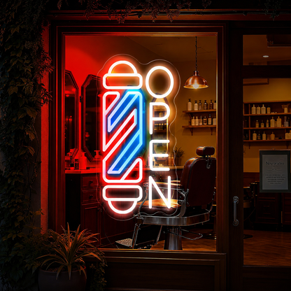 Open Wall Decor LED Neon Sign Wall Decor - 01 Original Product Image