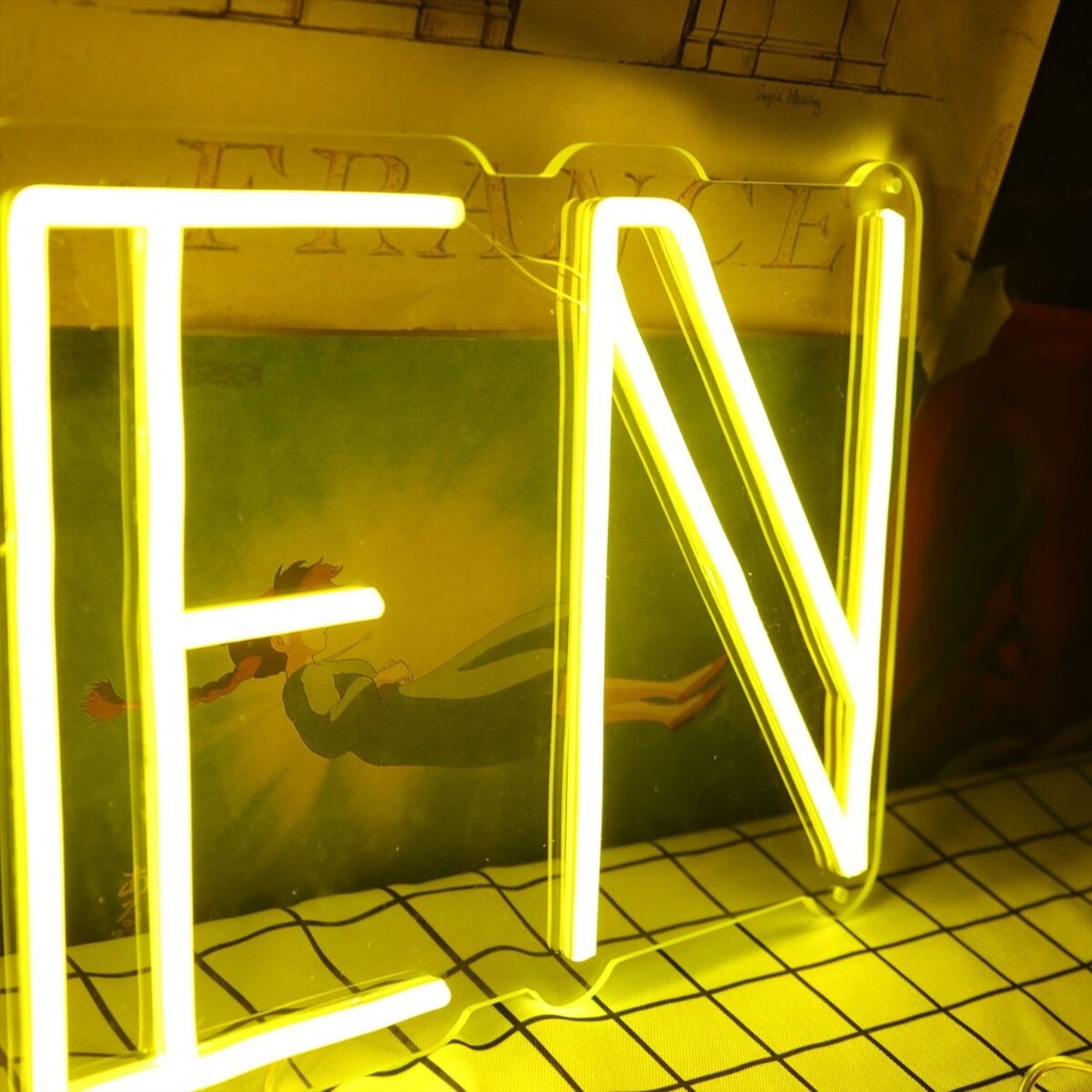 Open Yellow Neon Led Sign For Businesses And Shops | Shineneon