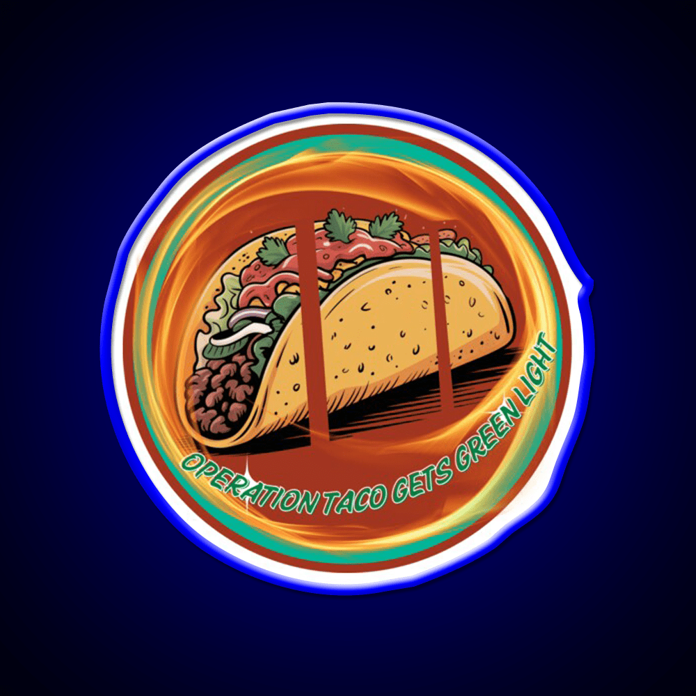 Operation Taco Gets Green Light Taco Led Neon Sign Rgb Color - Shineneon