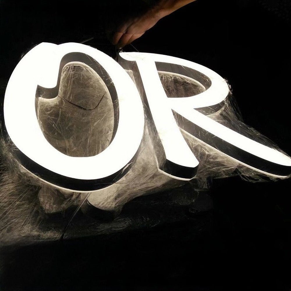 Or 3D Frontlit And Backlit Channel Letter Led Light Sign - Shineneon