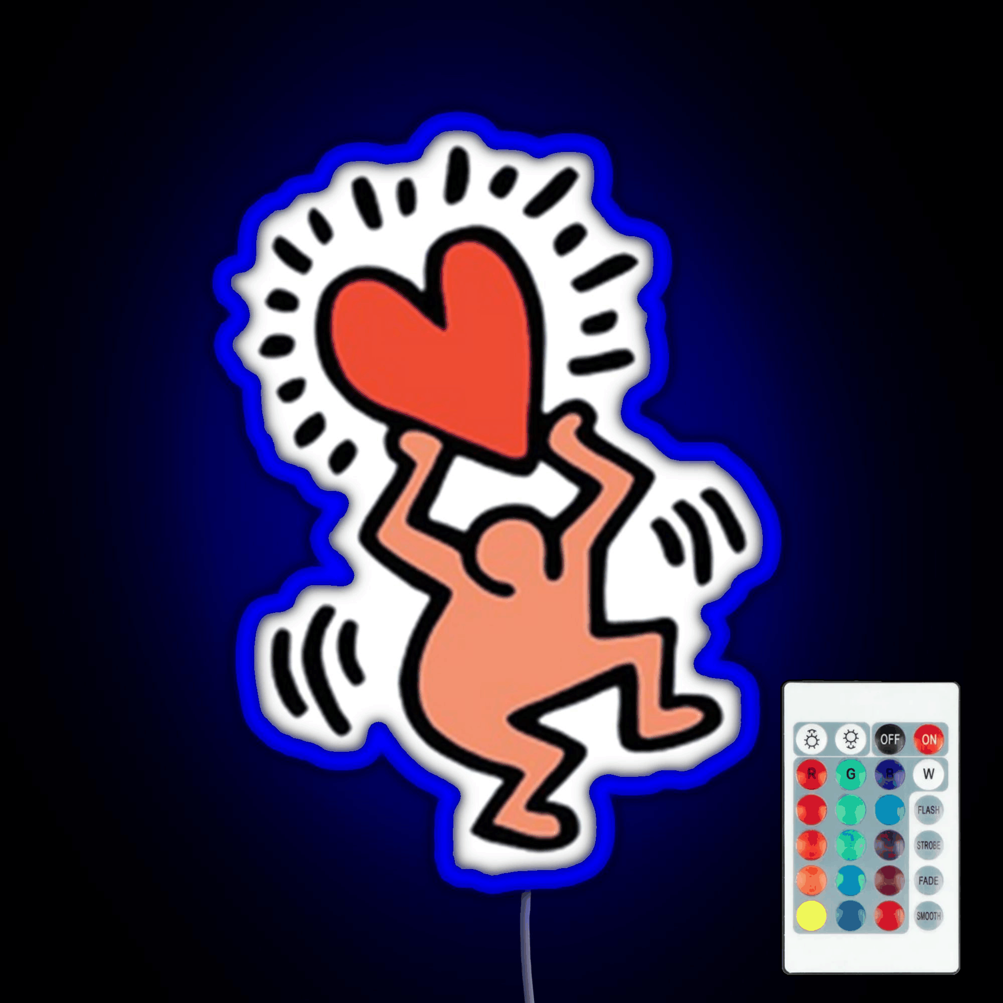 Orange Best News Rgb Led Neon Sign Pop Wall Art