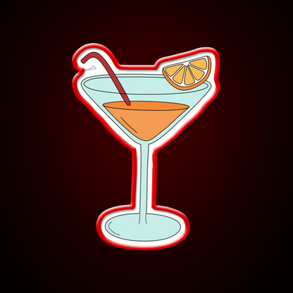 Orange Cocktail Bar Decor Led Neon Sign Rgb Color - LED neon sign view 10