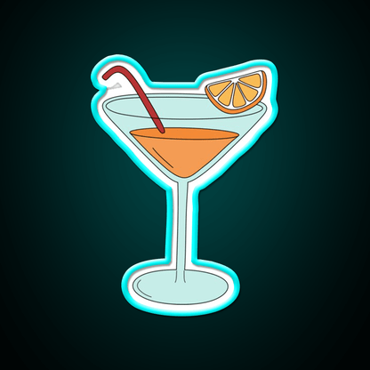 Orange Cocktail Bar Decor Led Neon Sign Rgb Color - Shineneon