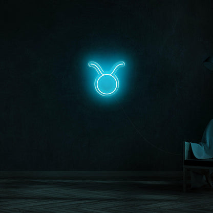 Orange-Red Taurus Zodiac Led Neon Sign For Modern Home Decor | Shineneon