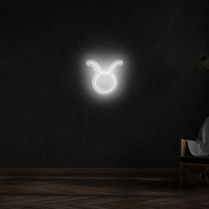 Orange-Red Taurus Zodiac Led Neon Sign For Modern Home Decor | Shineneon