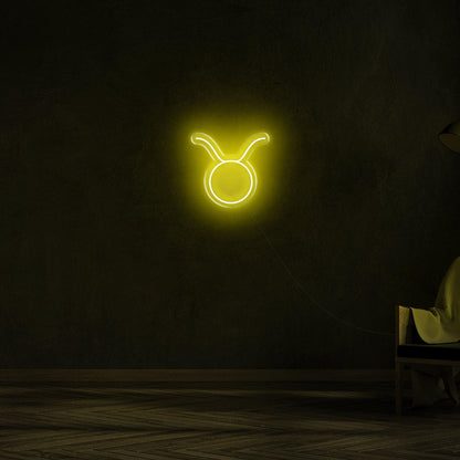 Orange-Red Taurus Zodiac Led Neon Sign For Modern Home Decor | Shineneon