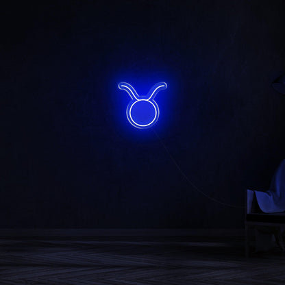 Orange-Red Taurus Zodiac Led Neon Sign For Modern Home Decor | Shineneon