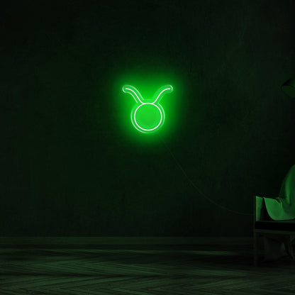 Orange-Red Taurus Zodiac Led Neon Sign For Modern Home Decor | Shineneon