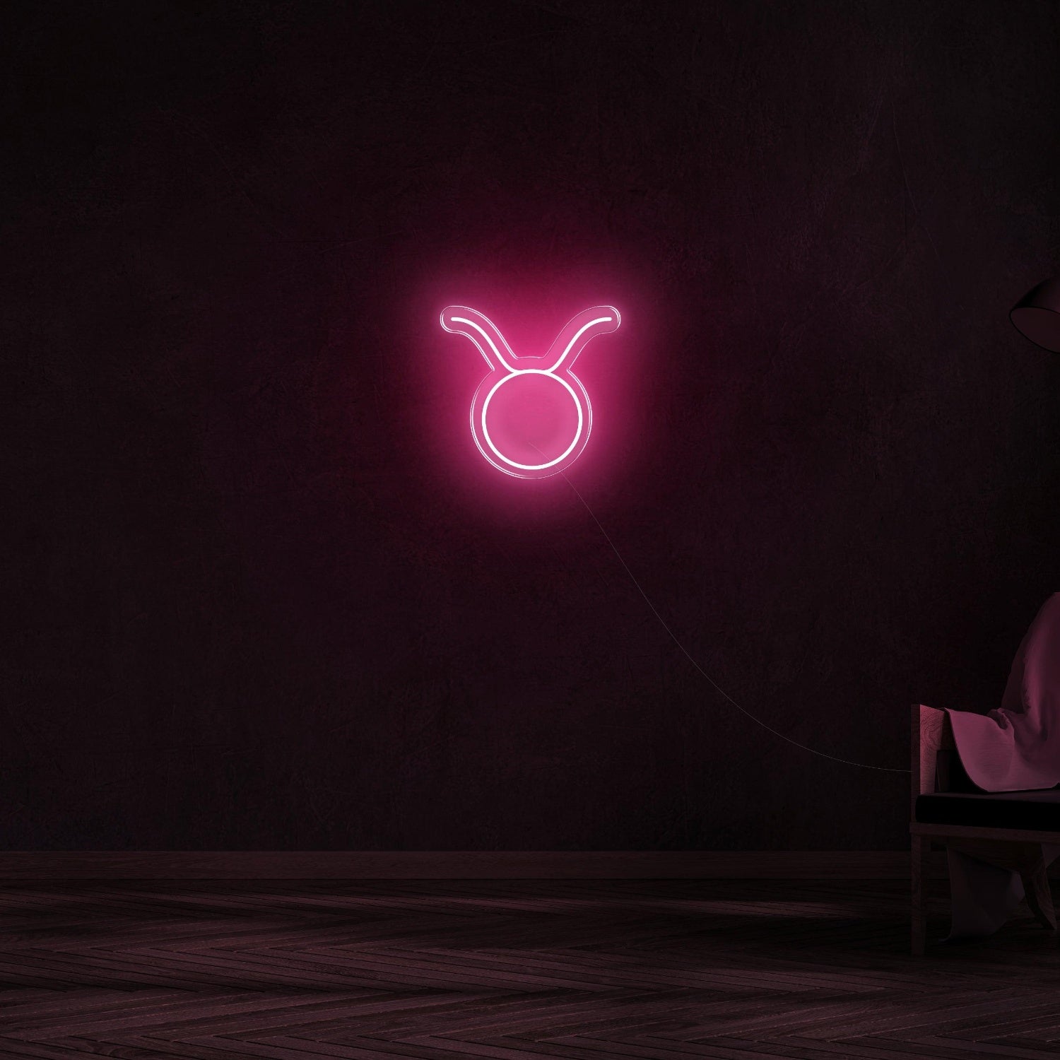 Orange-Red Taurus Zodiac Led Neon Sign For Modern Home Decor | Shineneon