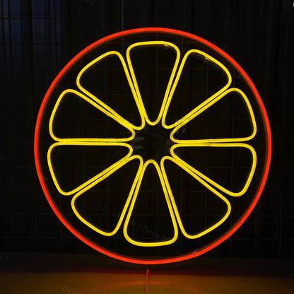 Orange Slice Led Sign Wall Decor | Shineneon
