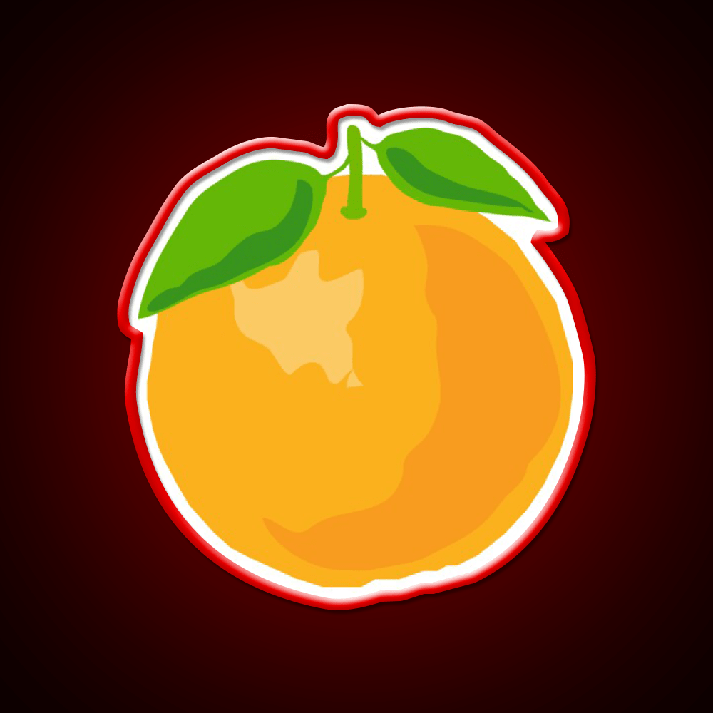 Orange Snack Food Led Neon Sign Rgb Color - Shineneon